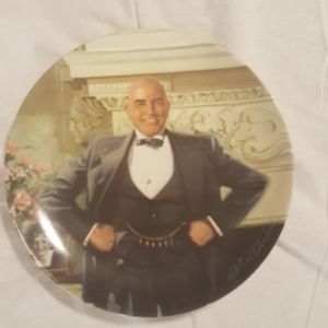 Annie Daddy Warbucks Collectors Plate
